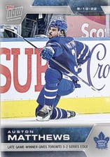 2021-22 TOPPS NOW NHL STICKER TORONTO MAPLE LEAFS AUSTON MATTHEWS #463 WINNER