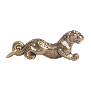 Chinese Zodiac Figurines Wealth Tiger Figurine Retro Key Pendant - Picture 1 of 12