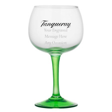 Personalized Tanqueray Gin Glass Gift for Him or You Engraved With Your