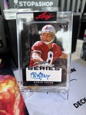 2022 Leaf Signature Series Black Elephant 1/1 Steve Young #SS-SY1 Auto HOF