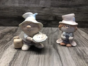 Vintage Fabrizio George Good & Groom Cake Topper Bumpkins Figurines - Picture 1 of 16