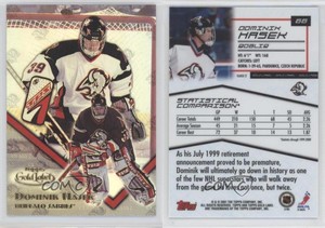 2000-01 Topps Gold Label Class 2 Dominik Hasek #66 HOF