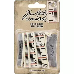 Tim Holtz Idea-ology Ruler Ribbon 36" TH93955 - Picture 1 of 3
