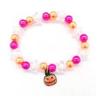 Halloween Ghost Bat Pumpkin Handmade Bead Bracelet Fashion Jewelry Women Gift