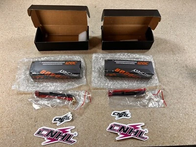 PACK 2 CNHL 2S Lipo Batería 8000MAH 120C 7.4V con Enchufe Deans RC Coche Camión Barco Foto 1 de 4