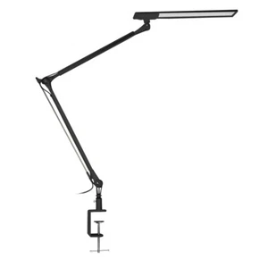 Lámpara LED plegable de aluminio con brillo táctil regulable en color negro - Imagen 1 de 8
