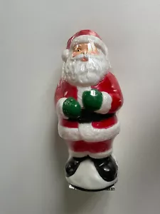 Vintage General Foam Plastic Santa Claus Christmas Light Topper Blow Mold Sealed - Picture 1 of 5