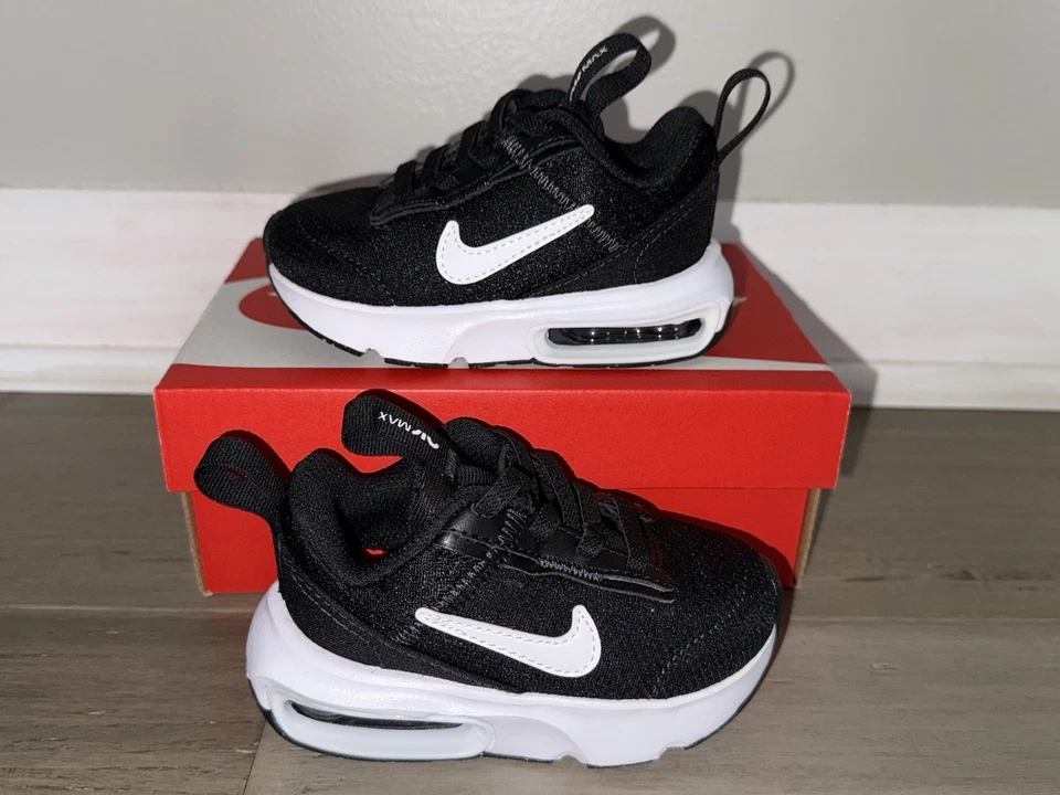 NIKE Air Max INTRLK Lite (TD) Black / White Toddler Size 4C DH9410-002
