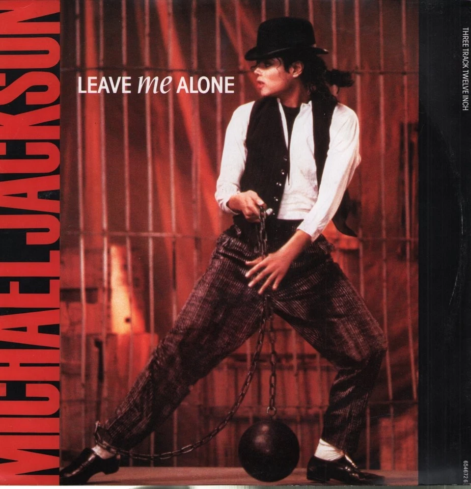Michael Jackson Leave Me Alone 12" vinyl UK Epic 1989 12". ringwear to pic - Image 1 of 2