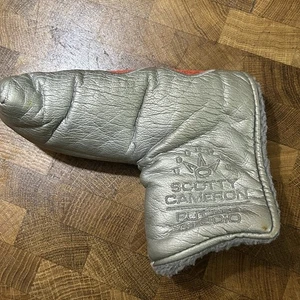 Scotty Cameron Titleist Studio Silver 3 Red Dot Putter Head Cover Free shipping - Picture 1 of 6