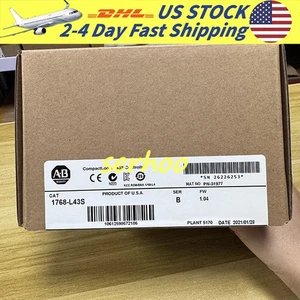 1 Stück NEU Kostenloser Versand AB 1768-L43S 1768L43S Compact GuardLogix CPU Prozessor - Bild 1 von 6