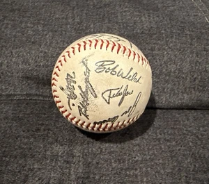 MLB Autogramm signed Baseball ~ Bob Welch ~ Willie Randolph ~ Terry Steinbach - Bild 1 von 6