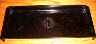 2 Lionel 160B O Gauge 6 3/4" x 3" Marbled & 1 BLACK Bakelite Coal Dump Bin - Image 1 of 2