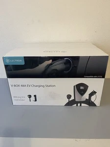 Lectron V-Box 48 Amp J1172 Level 2 EV Charger (240V) 20FT New - Zdjęcie 1 z 5