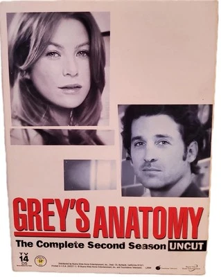 Grey's Anatomy: The Complete Second Season 2 (DVD, 2006, 6-Disc Set) LIKE NEW - Image 1 of 2