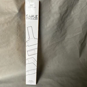 Cable Concealer Onwall Cord Cover Raceway Kit Cable Management System To Hide Ca - Afbeelding 1 van 2