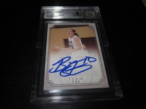 BREANNA STEWART SIGNED CUSTOM TEAM USA CARD BECKETT SLAB AUTO GRADE 10-PRE WNBA - Picture 1 of 5