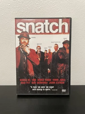 Snatch DVD Brad Pitt Benicio Del Toro Guy Ritchie Crime Comedy Movie Y2K 2000 - Image 1 of 4