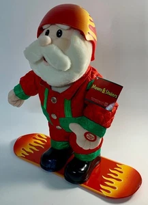 Department 56 Movers & Shakers Santa Claus on Snowboard Christmas Figure - Picture 1 of 8
