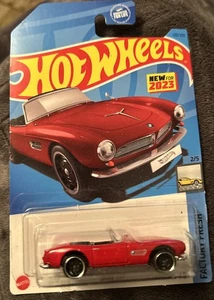 HOT WHEELS RED BMW 507 FACTORY FRESH 120/250 NEW! FOR 2023 - Picture 1 of 3