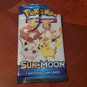 Pokemon Sun and Moon Booster Pack Open Pickachu Jigglypuff Sandshrew - Picture 1 of 7