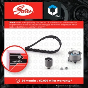 Timing Belt Kit fits SEAT ALTEA 5P, 5P1 1.9D 2.0D 2004 on Set Gates 038198119A - Picture 1 of 3