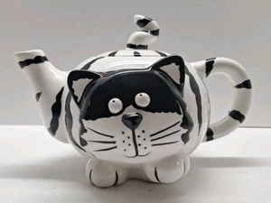 Vintage Casanova Kitty Teapot By Sherry Lane 2002 Mindspring Studio (Decorative) - Bild 1 von 11