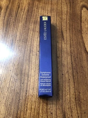 Estee Lauder Sumptuous Extreme Waterproof Volume Mascara Extreme Black .27oz New - Image 1 of 4