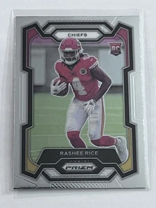 2023 Prizm Football Rashee Rice RC #350 Kansas City Chiefs - Bild 1 von 2