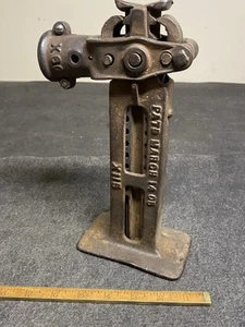 Antike Peerless Nr. 15 Wagenheber Oliver Mfg. Pat’D 14. März 1905 USA funktioniert! - Bild 1 von 8