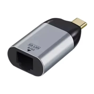 Adattatore USB-C Ethernet GB Gigabit Lan scheda di rete connettore per laptop Macbook - Immagine 1 di 4