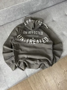 RARE Vintage G-Star Raw Y2K gray faded distressed zip hoodie L Avant Garde - Picture 1 of 14