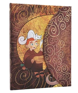 DIARIO pagine a righe BRENDAN E IL SEGRETO DI KELLS copertina rigida THE SECRET  - Imagen 1 de 3