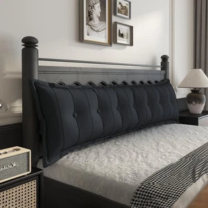 Bolster Pillow Headboard Backrest Pillow Large Daybed Cushion Lumber Back Pad... - Picture 1 of 9