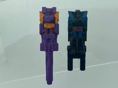 Transformers G1 1988 QUAKE HEATER & TIPTOP figure SET weapon targetmaster - Image 1 of 4