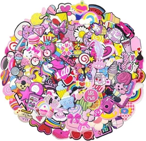 35, 50, 100 Pcs Random Shoe Charms for Girls, Cute PVC Accessories, Lovely... - Picture 1 of 7