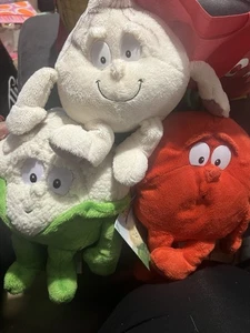 Goodness Gang Vintage Plush Toy Bundle Cauliflower Onion Tomato - Picture 1 of 8