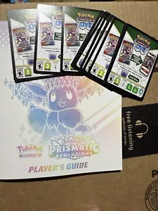 20 Prismatic Evolutions POKEMON TCG CODE CARDS NEW Codes Bonus Codes- sent FAST - Picture 1 of 1