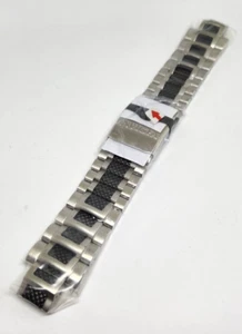 Invicta Subaqua Noma V SAN 5 Edelstahl Uhr Schwarz Mittelglieder Armband - Bild 1 von 2