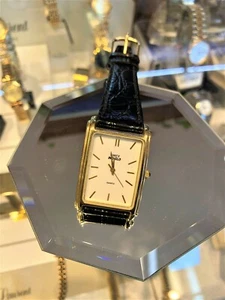 Watch Gold Plated Watch Timex Unisex – Black Strap, Gift Celebration - Bild 1 von 8