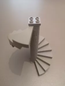 Lego - Grey Spiral Stairs - 16 Steps - GMT41 (40243) - Picture 1 of 1