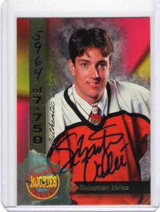 1995 Signature Rookies Signatures #55 Sebastien Vallee FREE SHIP - Picture 1 of 2