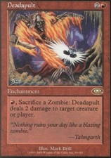 MTG magic cards 1x x1 Light Play, English Deadapult Planeshift