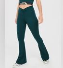 Offline By Aerie Women's Real Me High Waisted Ruched Flare Leggings Size S