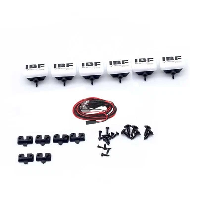 IPF Square Lampenschirm LED Scheinwerfer DIY Lampe Kit für 1/10 RC Crawler Auto - Bild 1 von 4