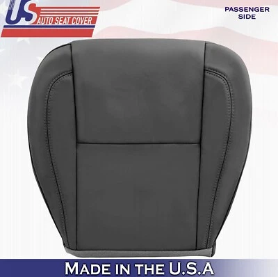 Capa de assento de couro maciça 1998 1999 2000 para Lexus GS430 parte inferior do passageiro preta - Imagem 1 de 4