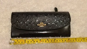 Coach Wallet Glitter Space NASA Black Brand New - Bild 1 von 4