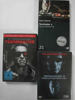 Terminator 1, 2, 3 - UnCuT Sammlung - Arnold Schwarzenegger, Cameron, Cyborg - Bild 1 von 4