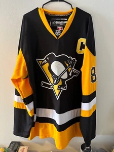 NEU NHL PITTSBURGH PINGUINE USA EISHOCKEY TRIKOT REEBOK SIDNEY CROSBY #87 - Bild 1 von 10