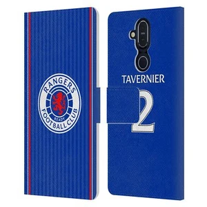 OFFICIAL RANGERS FC 2023/24 PLAYERS HOME KIT LEATHER BOOK CASE FOR NOKIA PHONES - Picture 1 of 11